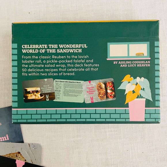 The Sandwich Shop Recipe Card Deck Featuring 50 Delicious Sandwich Recipes - Picture 5 of 6